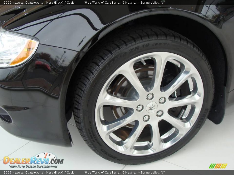 2009 Maserati Quattroporte Nero (Black) / Cuoio Photo #9
