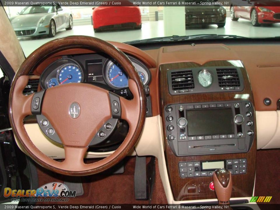 2009 Maserati Quattroporte S Verde Deep Emerald (Green) / Cuoio Photo #21