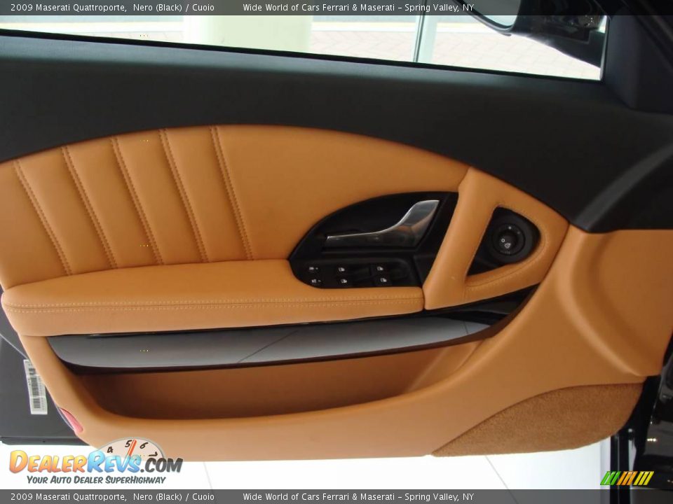 2009 Maserati Quattroporte Nero (Black) / Cuoio Photo #11