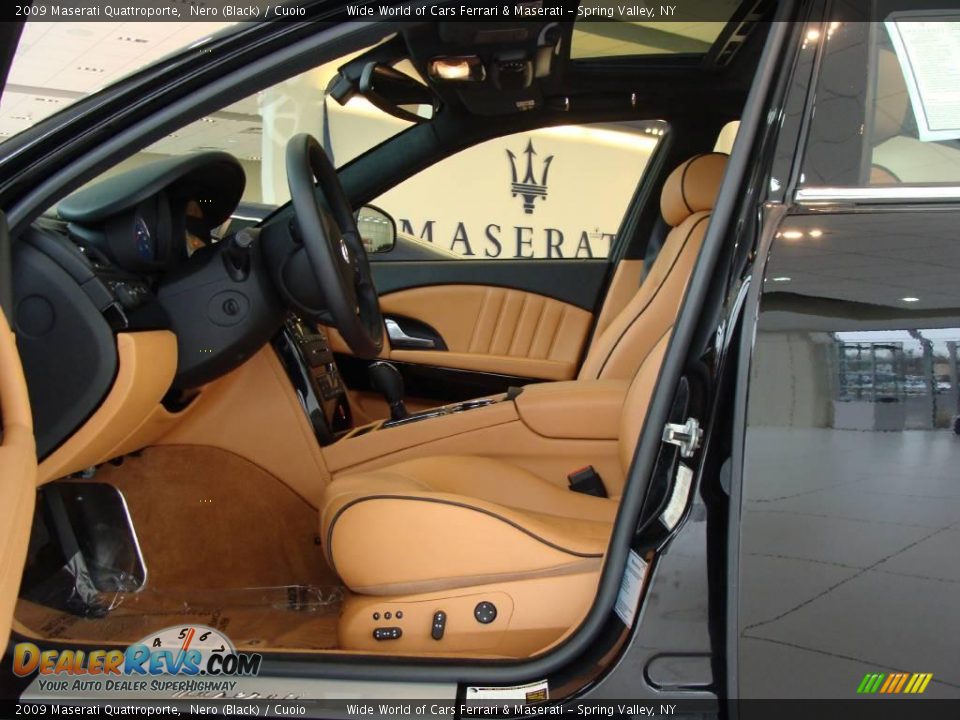 2009 Maserati Quattroporte Nero (Black) / Cuoio Photo #13