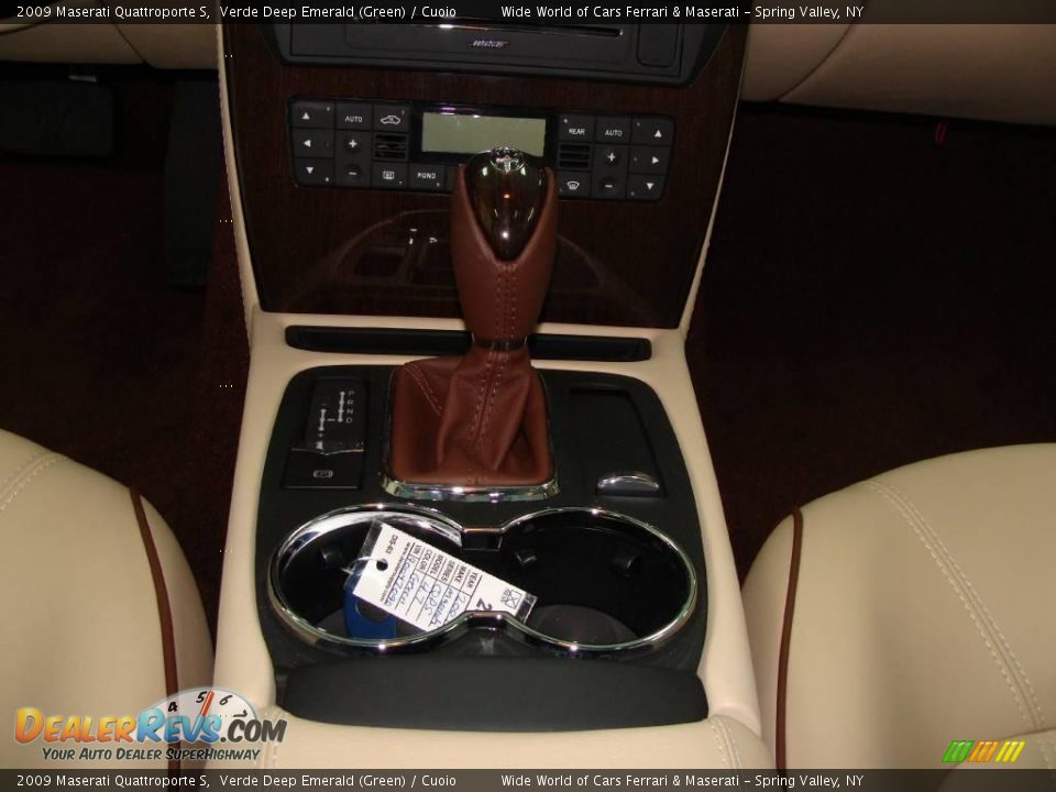 2009 Maserati Quattroporte S Verde Deep Emerald (Green) / Cuoio Photo #24