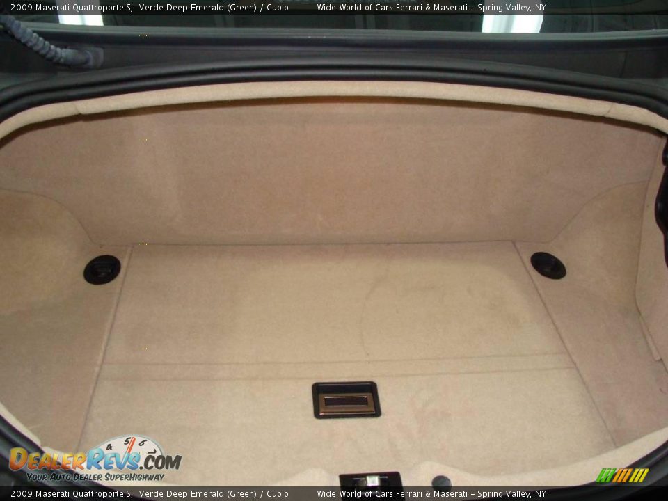 2009 Maserati Quattroporte S Verde Deep Emerald (Green) / Cuoio Photo #26