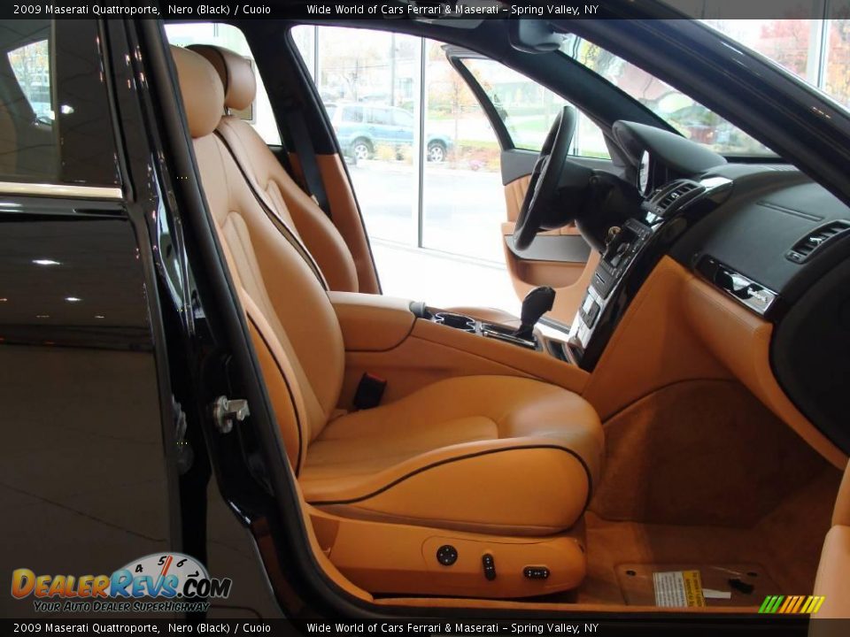 2009 Maserati Quattroporte Nero (Black) / Cuoio Photo #16