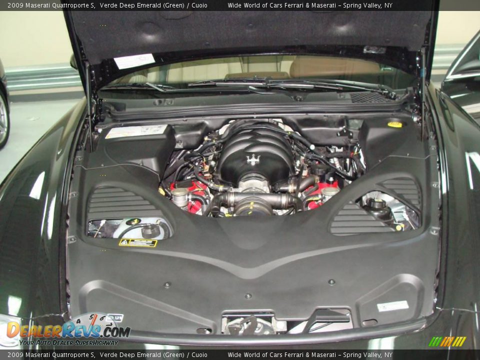 2009 Maserati Quattroporte S Verde Deep Emerald (Green) / Cuoio Photo #27