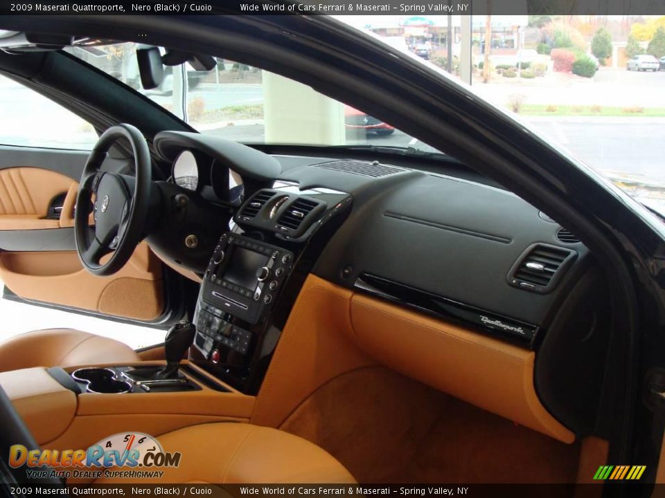 2009 Maserati Quattroporte Nero (Black) / Cuoio Photo #17