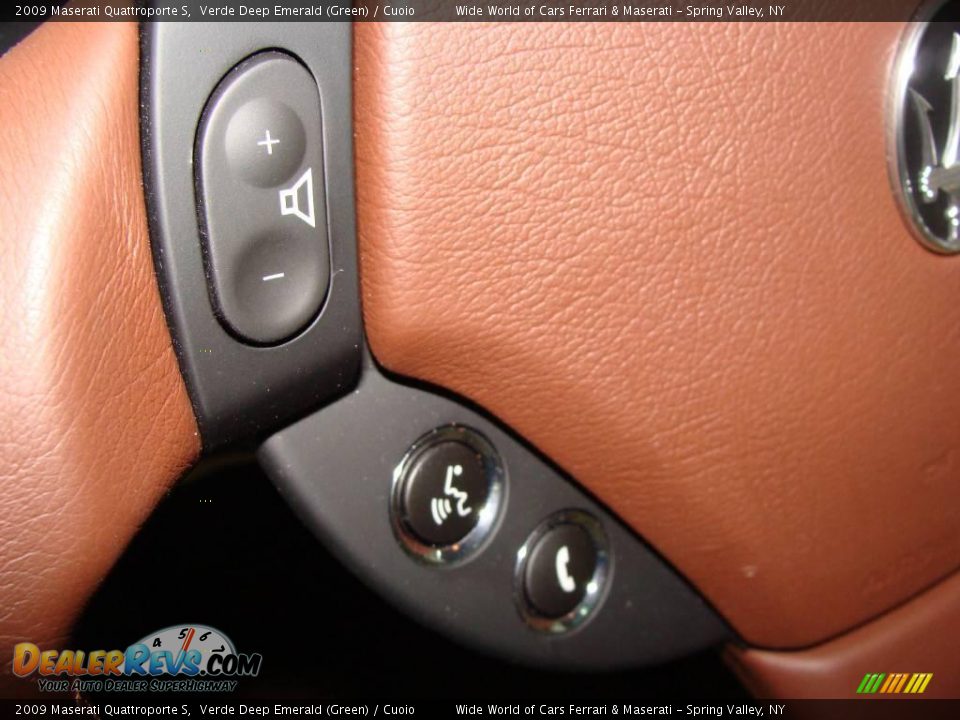 2009 Maserati Quattroporte S Verde Deep Emerald (Green) / Cuoio Photo #28