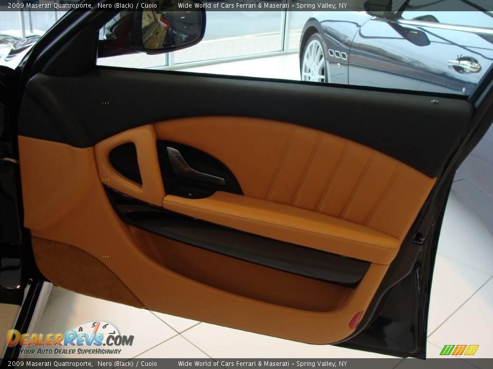 2009 Maserati Quattroporte Nero (Black) / Cuoio Photo #18