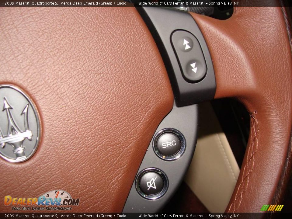 2009 Maserati Quattroporte S Verde Deep Emerald (Green) / Cuoio Photo #29
