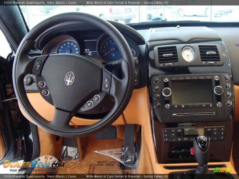 2009 Maserati Quattroporte Nero (Black) / Cuoio Photo #23
