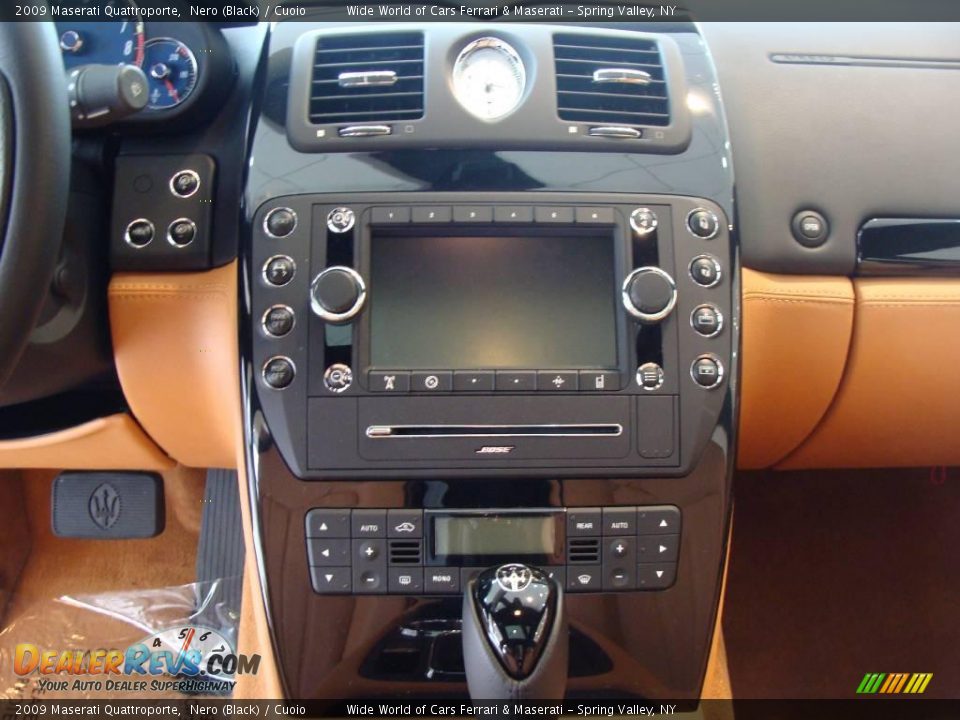 2009 Maserati Quattroporte Nero (Black) / Cuoio Photo #25