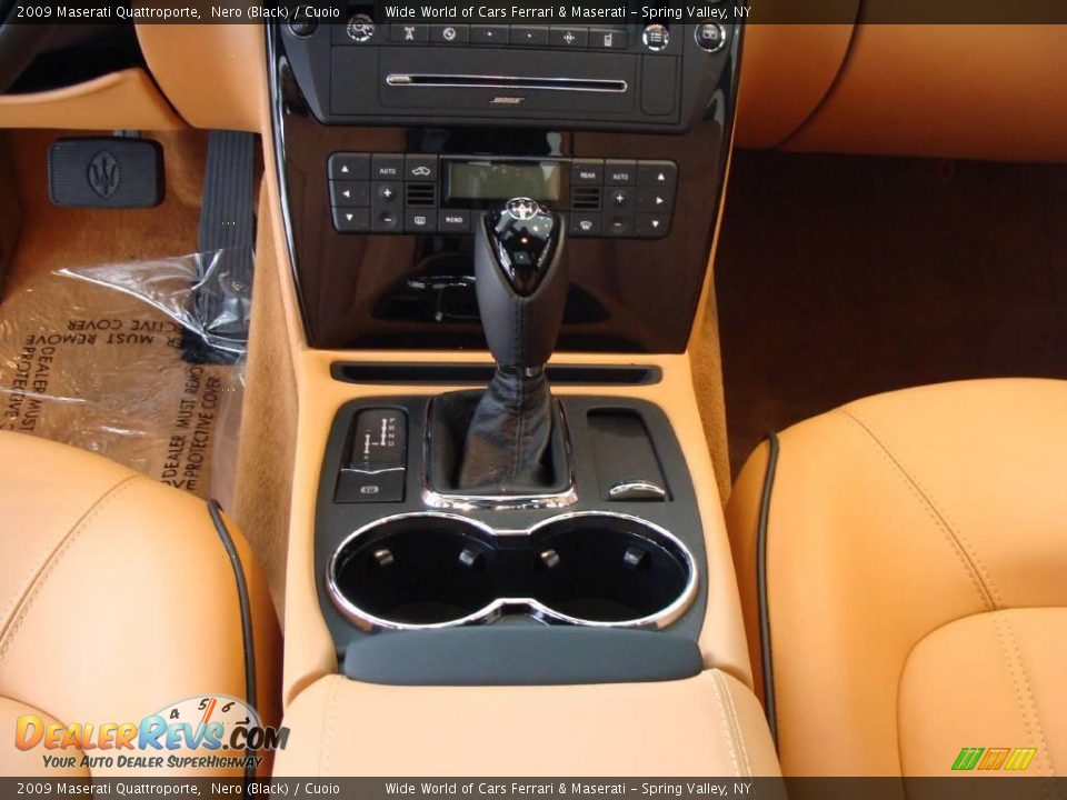 2009 Maserati Quattroporte Nero (Black) / Cuoio Photo #26