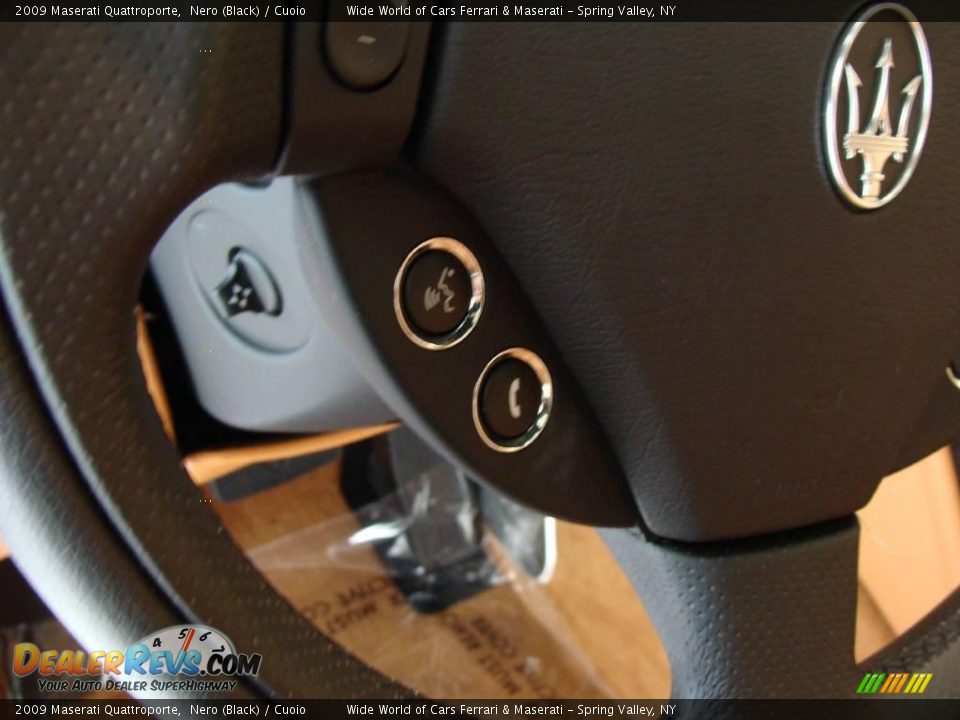 2009 Maserati Quattroporte Nero (Black) / Cuoio Photo #29