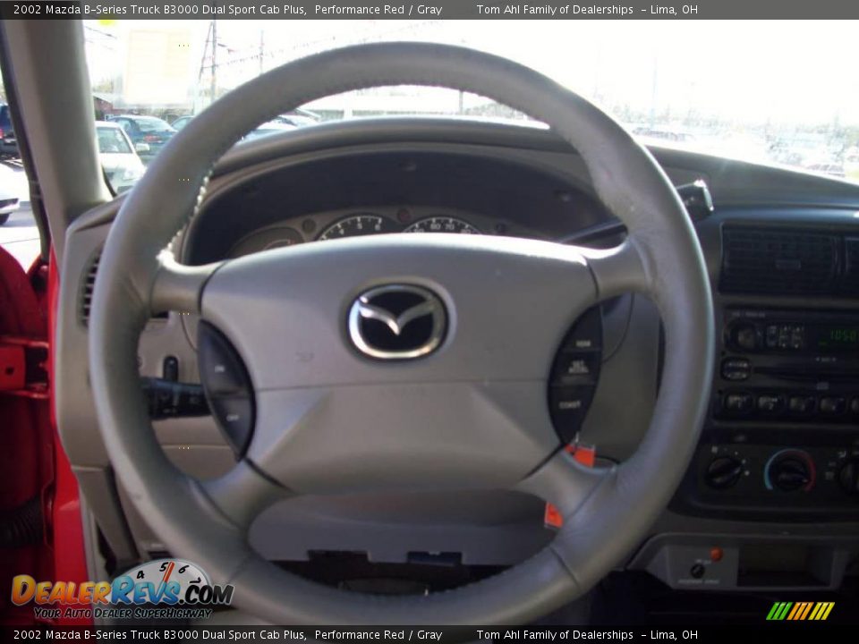 2002 Mazda B-Series Truck B3000 Dual Sport Cab Plus Performance Red / Gray Photo #16