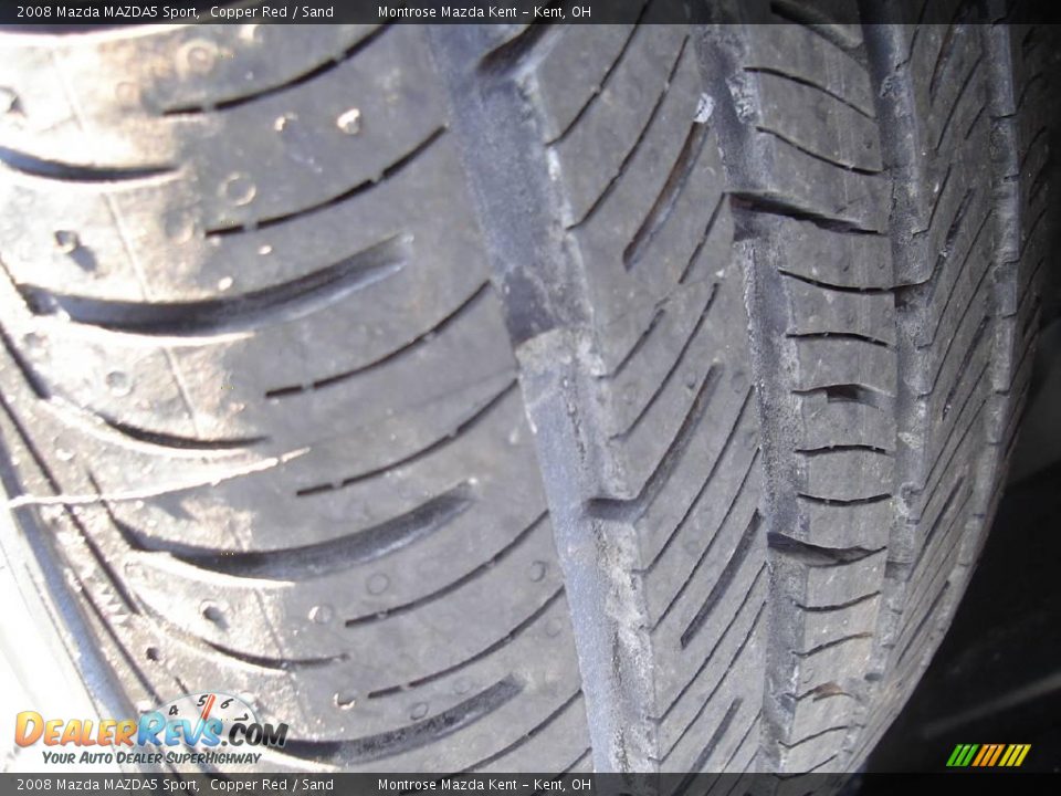 2008 Mazda MAZDA5 Sport Copper Red / Sand Photo #10