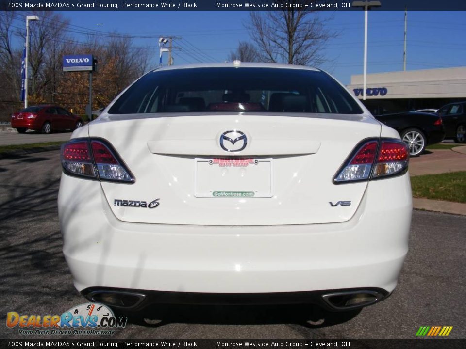 2009 Mazda MAZDA6 s Grand Touring Performance White / Black Photo #4