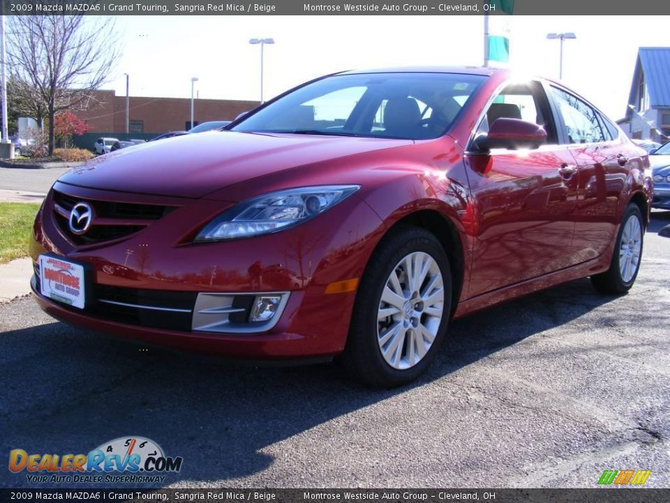 2009 Mazda MAZDA6 i Grand Touring Sangria Red Mica / Beige Photo #1
