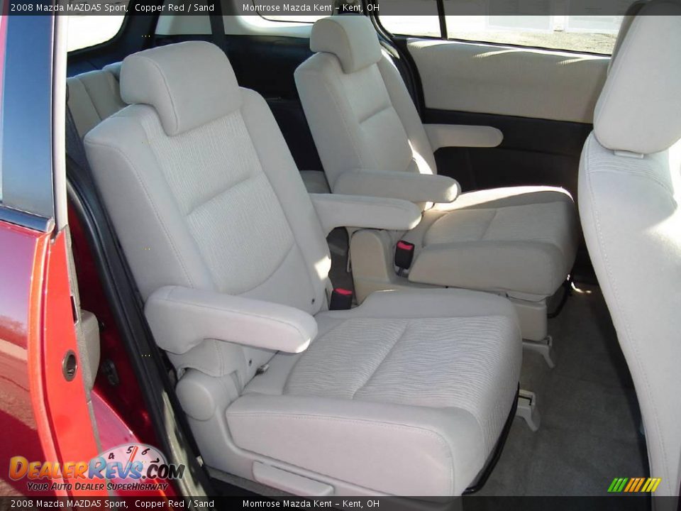 2008 Mazda MAZDA5 Sport Copper Red / Sand Photo #14