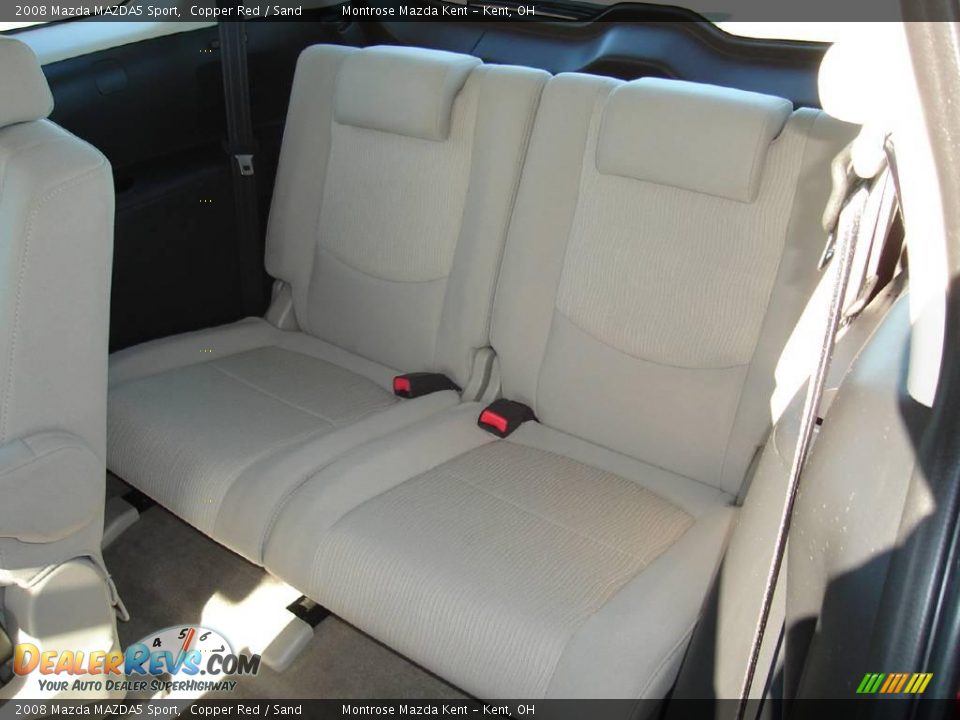 2008 Mazda MAZDA5 Sport Copper Red / Sand Photo #16