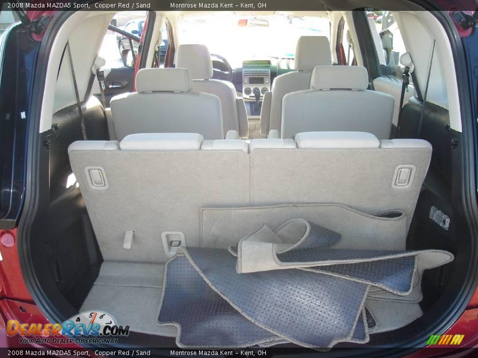 2008 Mazda MAZDA5 Sport Copper Red / Sand Photo #17