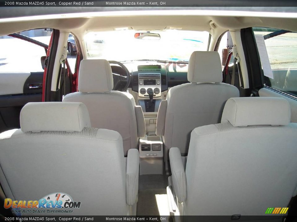 2008 Mazda MAZDA5 Sport Copper Red / Sand Photo #18