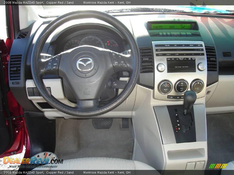 2008 Mazda MAZDA5 Sport Copper Red / Sand Photo #19