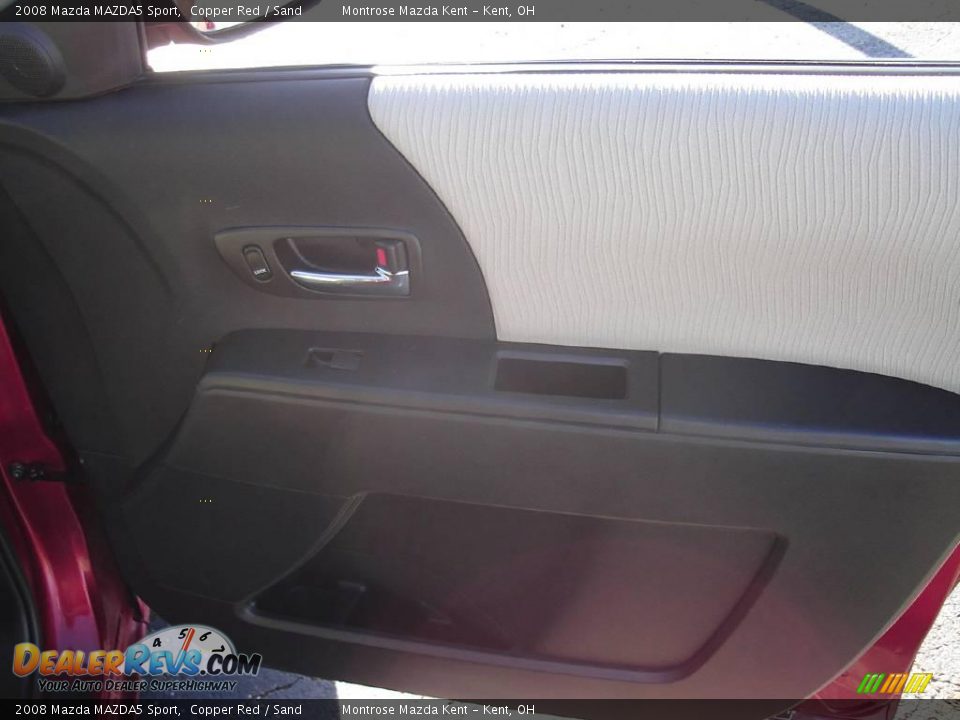 2008 Mazda MAZDA5 Sport Copper Red / Sand Photo #20