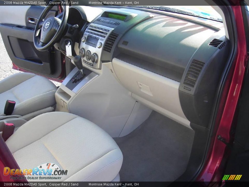 2008 Mazda MAZDA5 Sport Copper Red / Sand Photo #21