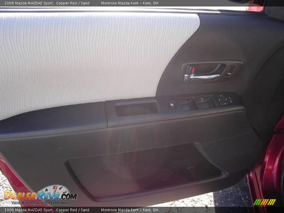 2008 Mazda MAZDA5 Sport Copper Red / Sand Photo #22
