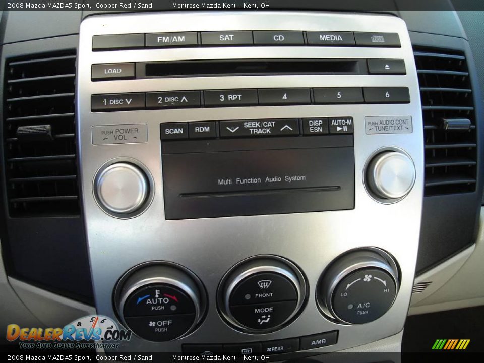 2008 Mazda MAZDA5 Sport Copper Red / Sand Photo #29