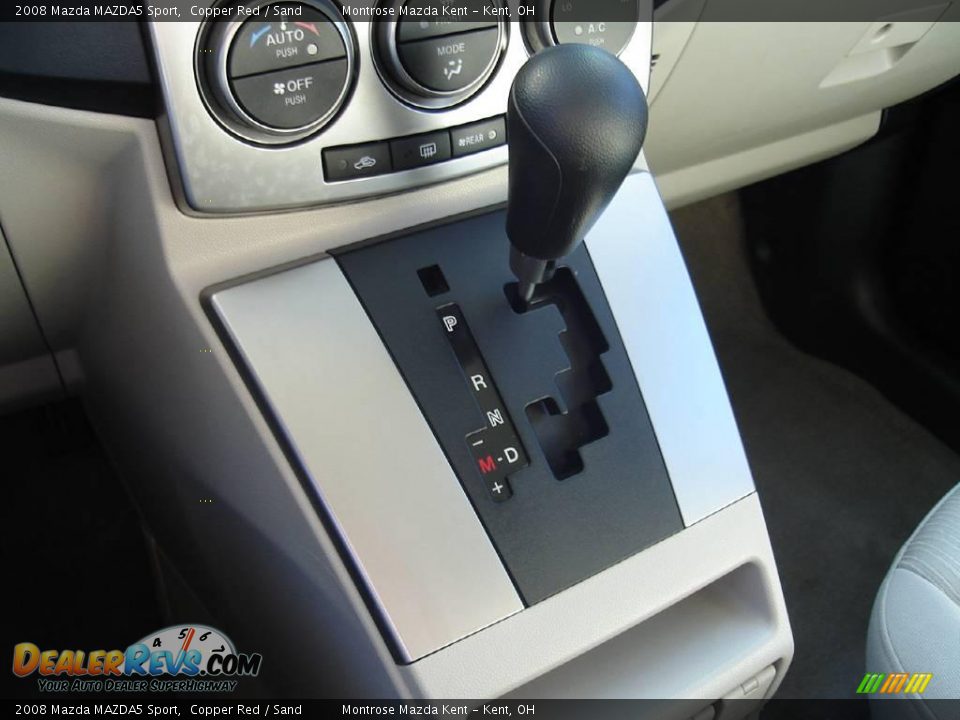 2008 Mazda MAZDA5 Sport Copper Red / Sand Photo #30
