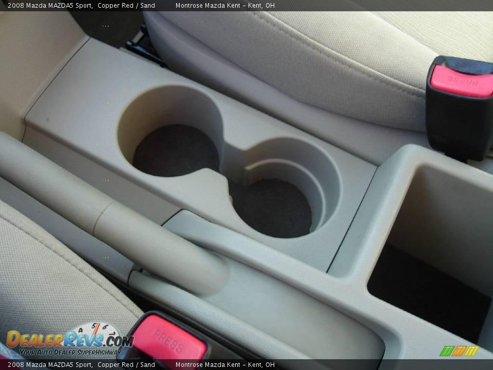 2008 Mazda MAZDA5 Sport Copper Red / Sand Photo #31