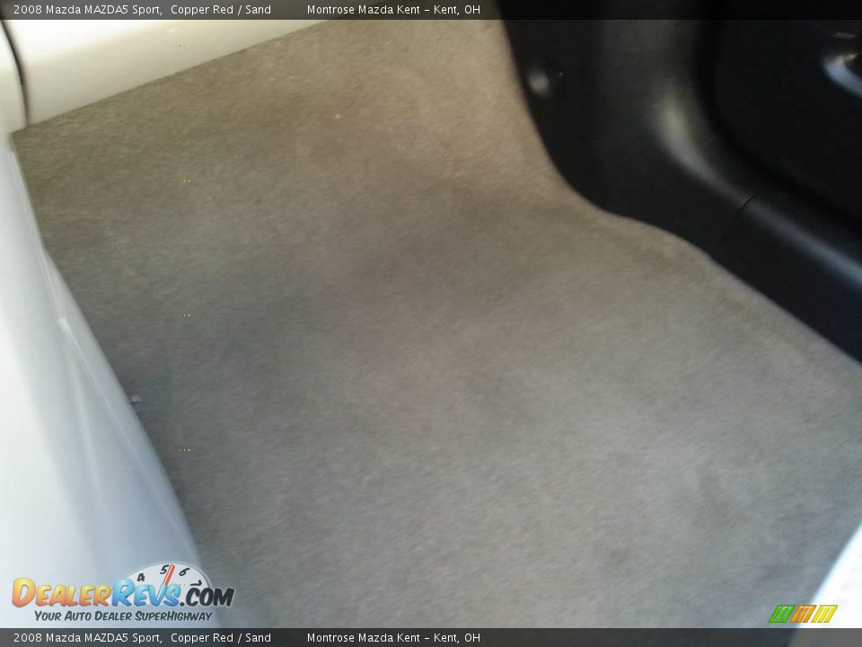 2008 Mazda MAZDA5 Sport Copper Red / Sand Photo #32