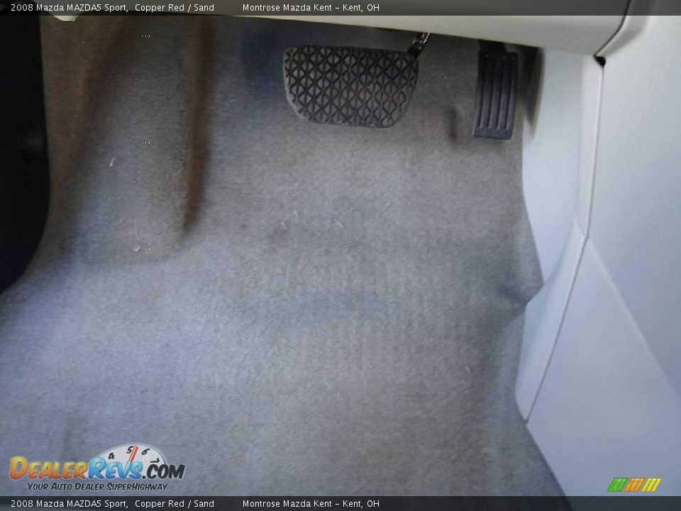 2008 Mazda MAZDA5 Sport Copper Red / Sand Photo #33
