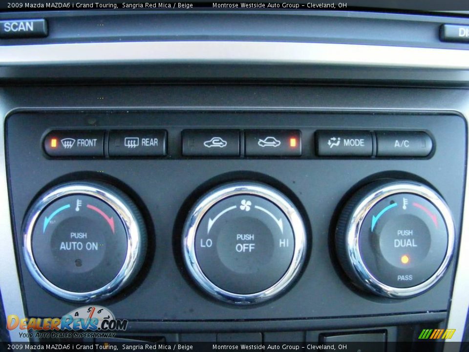 2009 Mazda MAZDA6 i Grand Touring Sangria Red Mica / Beige Photo #22