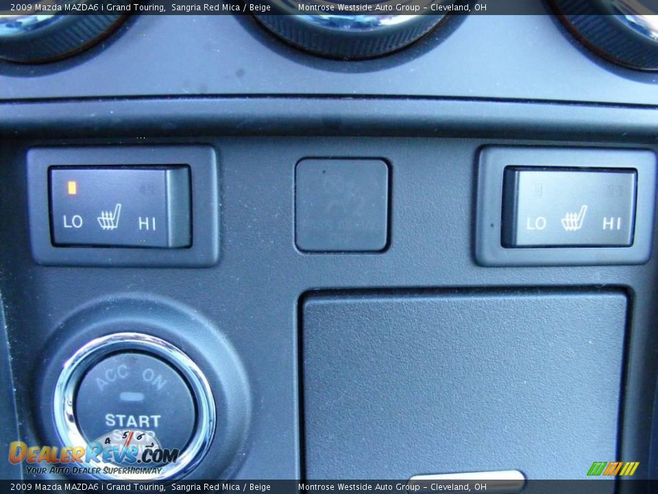 2009 Mazda MAZDA6 i Grand Touring Sangria Red Mica / Beige Photo #23