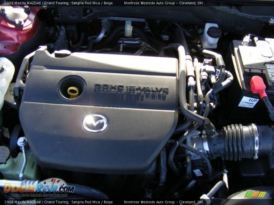 2009 Mazda MAZDA6 i Grand Touring Sangria Red Mica / Beige Photo #30