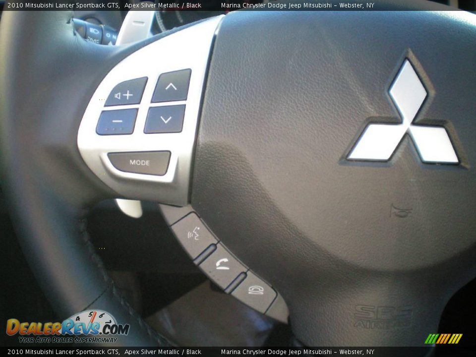 2010 Mitsubishi Lancer Sportback GTS Apex Silver Metallic / Black Photo #3