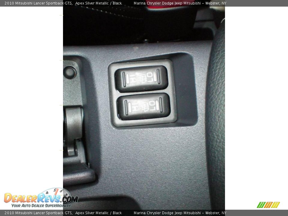 2010 Mitsubishi Lancer Sportback GTS Apex Silver Metallic / Black Photo #5