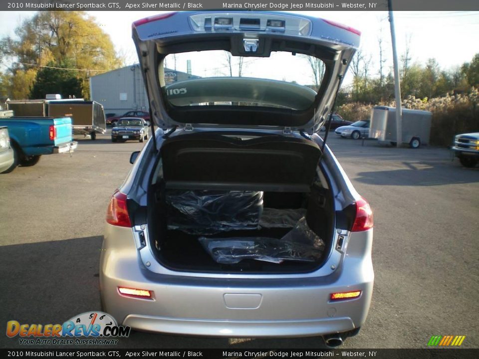 2010 Mitsubishi Lancer Sportback GTS Apex Silver Metallic / Black Photo #19