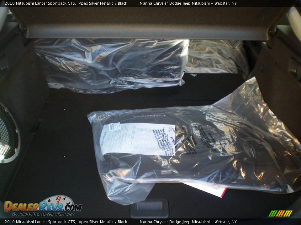 2010 Mitsubishi Lancer Sportback GTS Apex Silver Metallic / Black Photo #20