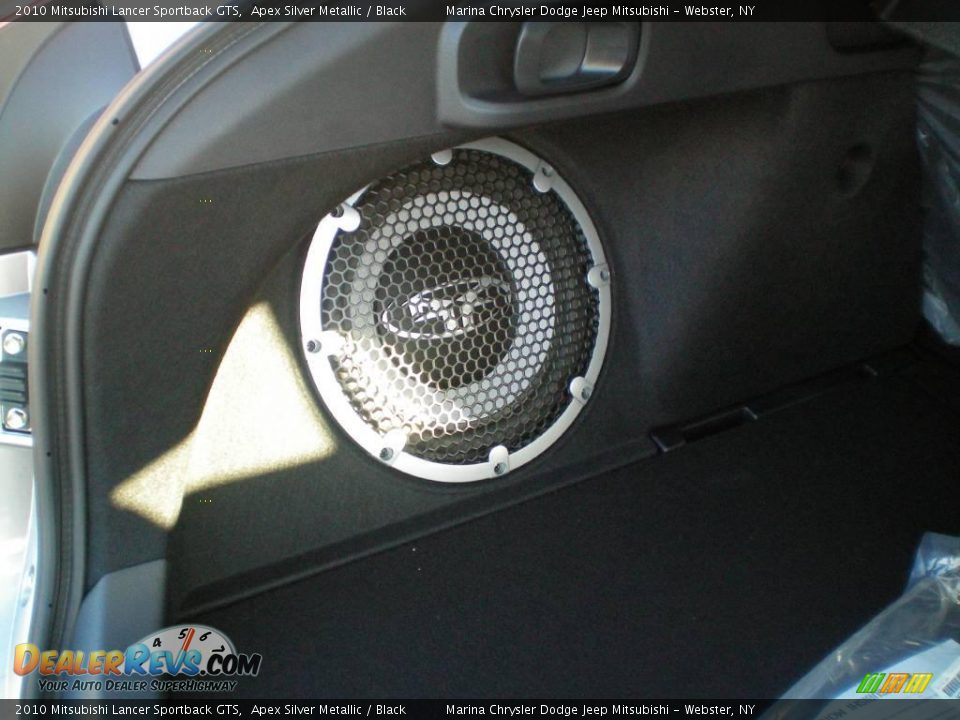 2010 Mitsubishi Lancer Sportback GTS Apex Silver Metallic / Black Photo #21