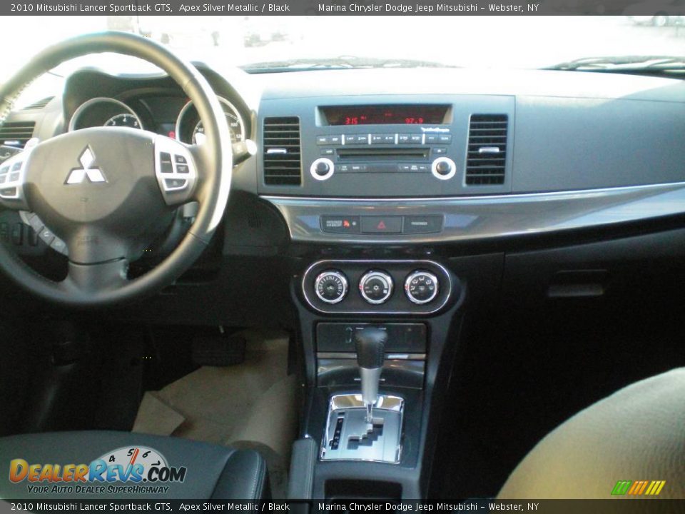 2010 Mitsubishi Lancer Sportback GTS Apex Silver Metallic / Black Photo #27