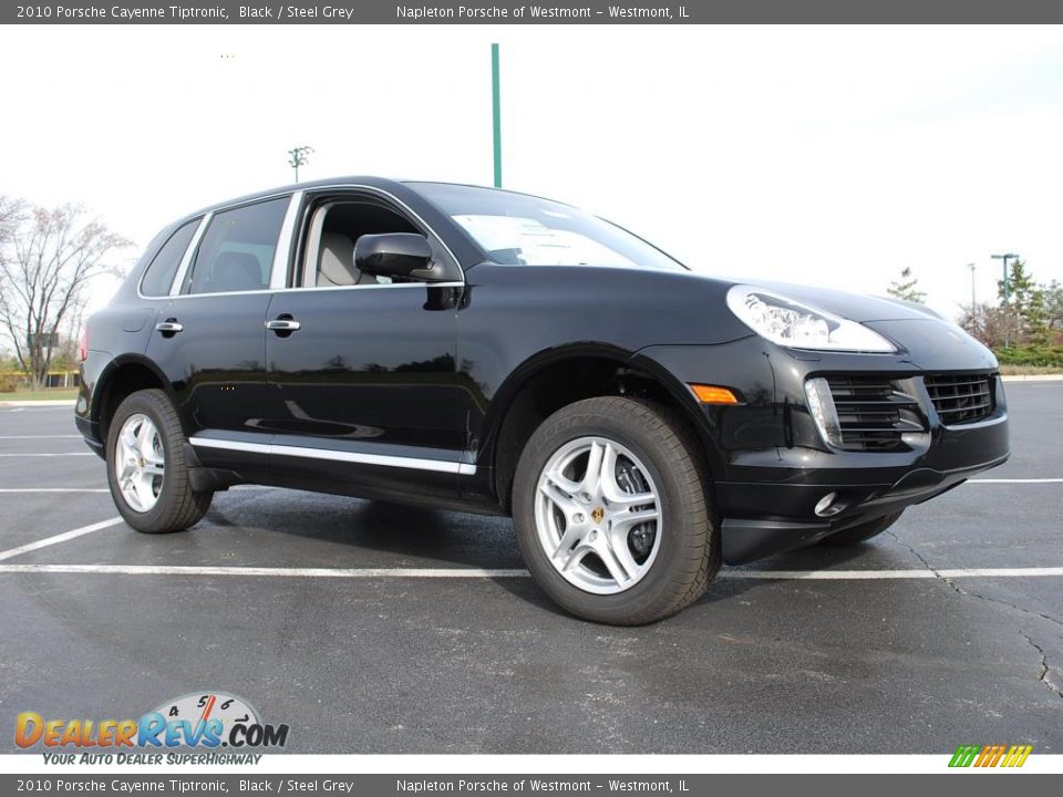 2010 Porsche Cayenne Tiptronic Black / Steel Grey Photo #3