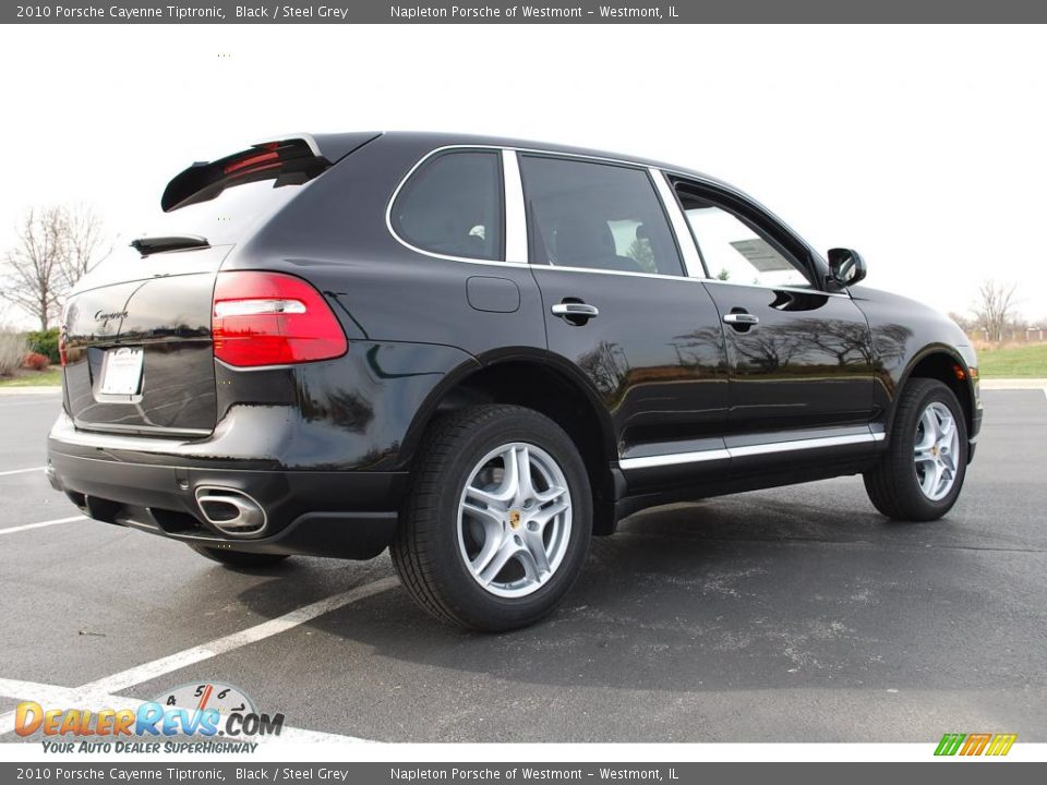 2010 Porsche Cayenne Tiptronic Black / Steel Grey Photo #4