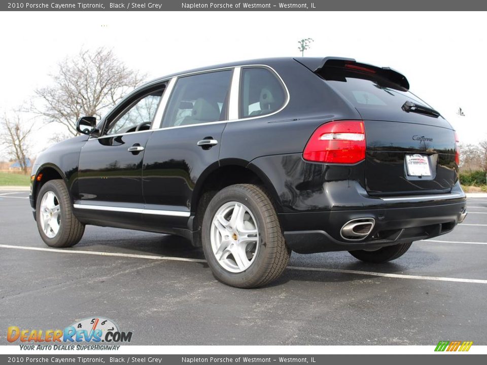 2010 Porsche Cayenne Tiptronic Black / Steel Grey Photo #6