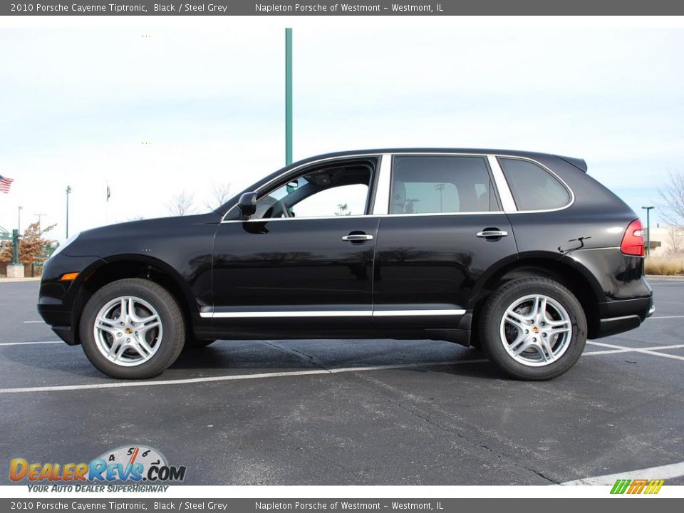 2010 Porsche Cayenne Tiptronic Black / Steel Grey Photo #7