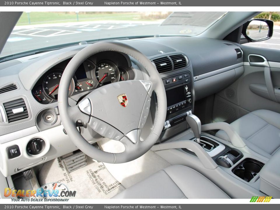 2010 Porsche Cayenne Tiptronic Black / Steel Grey Photo #8