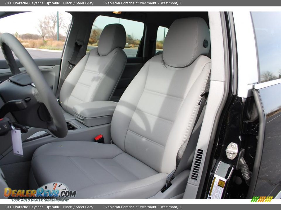 2010 Porsche Cayenne Tiptronic Black / Steel Grey Photo #14
