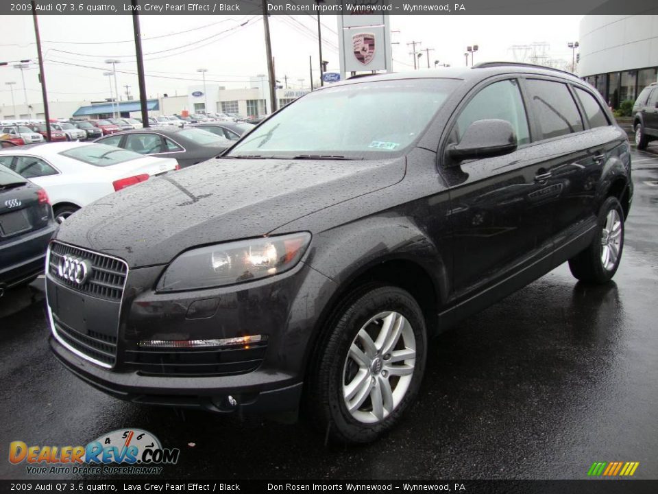 2009 Audi Q7 3.6 quattro Lava Grey Pearl Effect / Black Photo #1