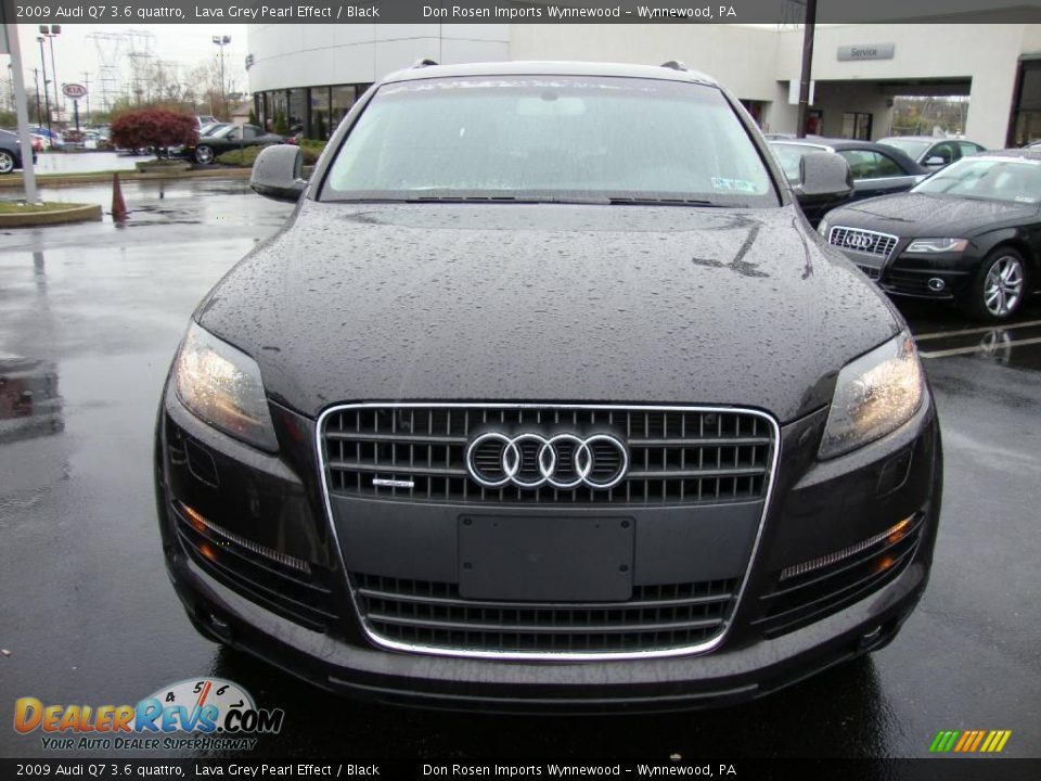 2009 Audi Q7 3.6 quattro Lava Grey Pearl Effect / Black Photo #3